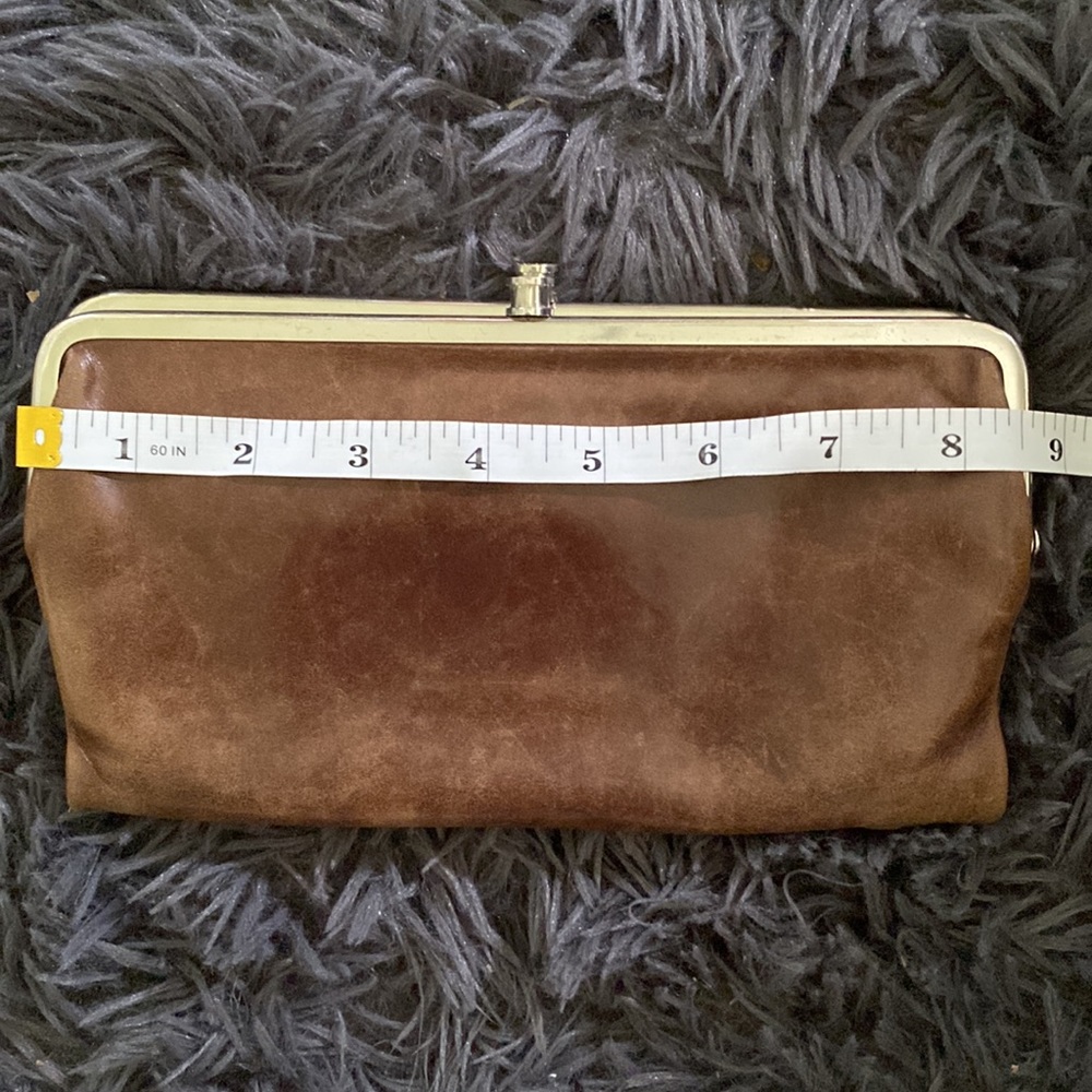 HOBO Brown Leather Clutch - Picture 4 of 10